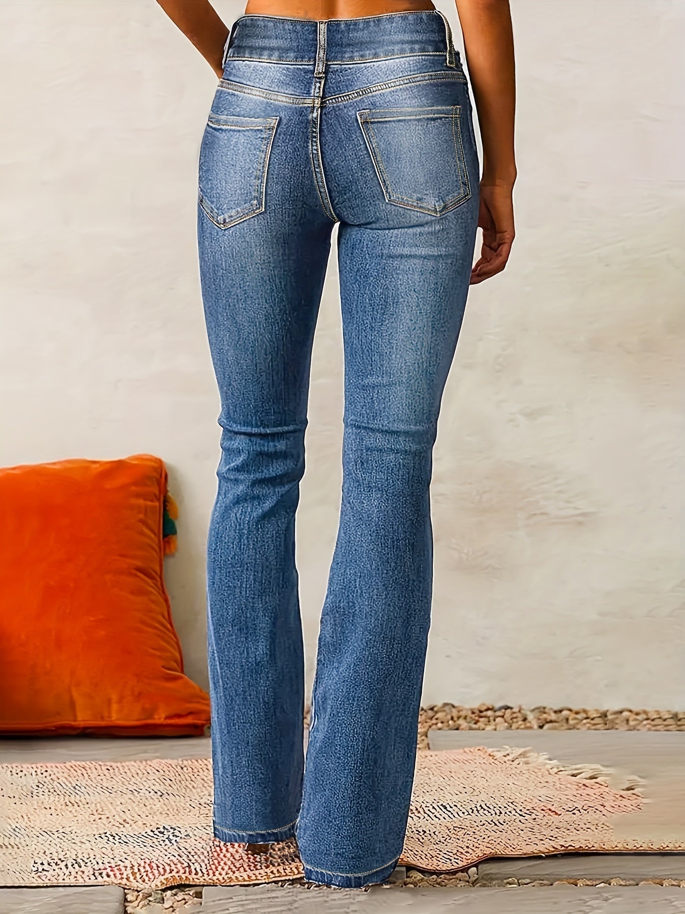 Leila | High-Waist-Schlagjeans