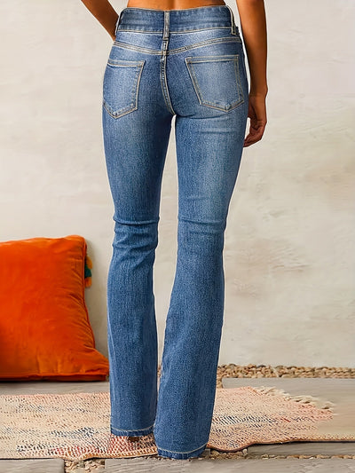 Leila | High-Waist-Schlagjeans