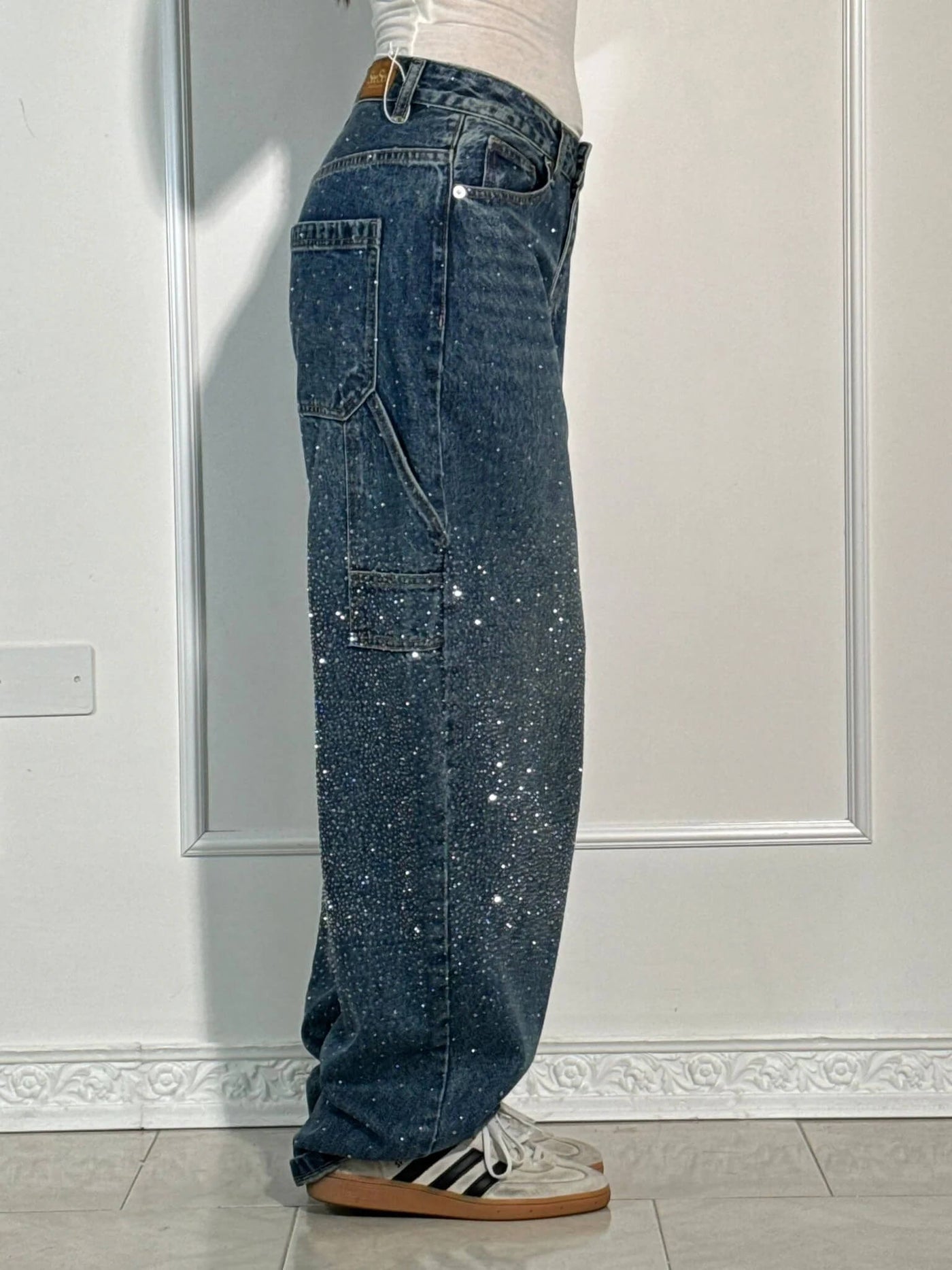 Margot | Funkelnde Designer-Hose