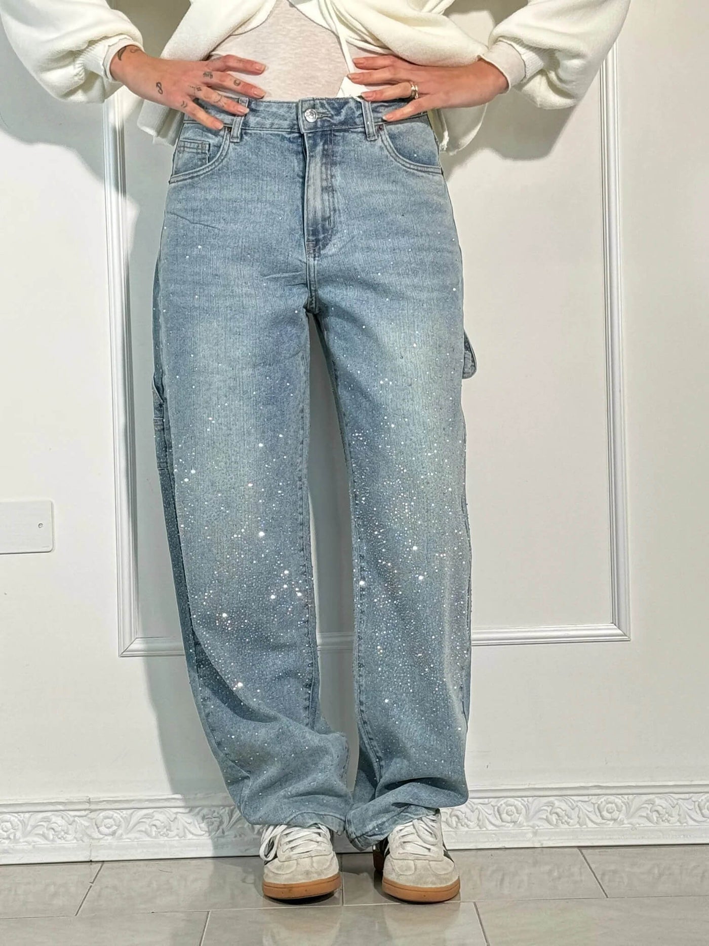 Margot | Funkelnde Designer-Hose