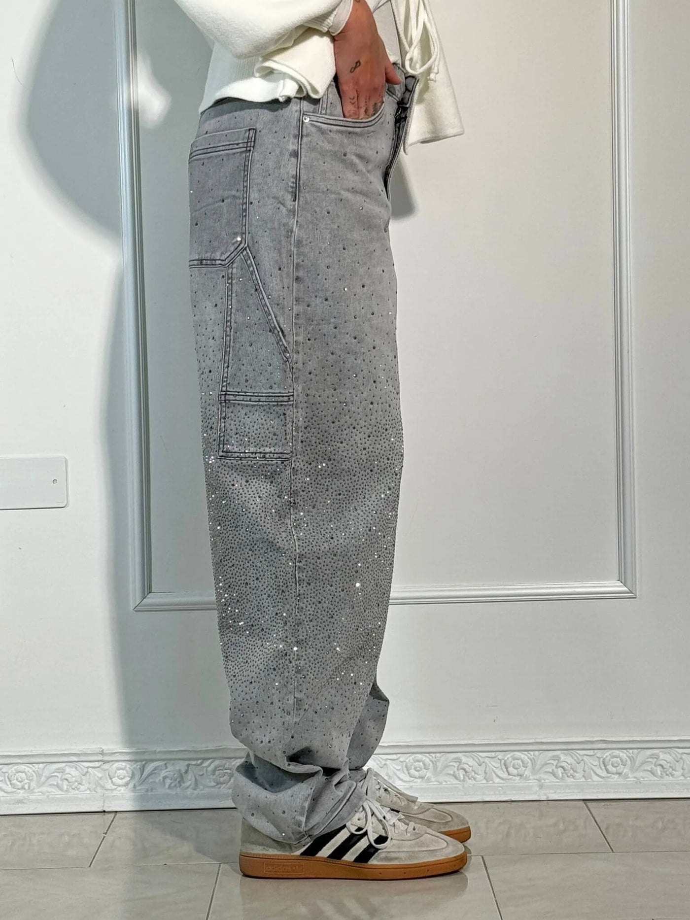 Margot | Funkelnde Designer-Hose