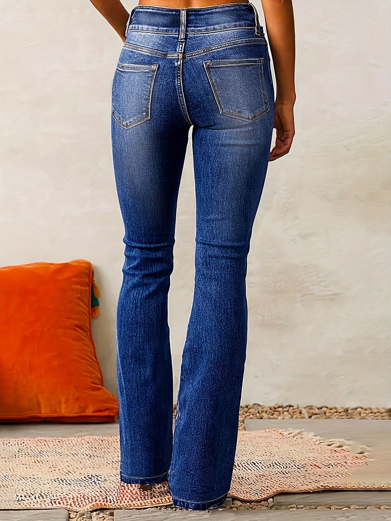 Leila | High-Waist-Schlagjeans
