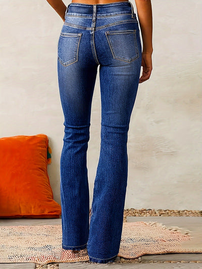 Leila | High-Waist-Schlagjeans